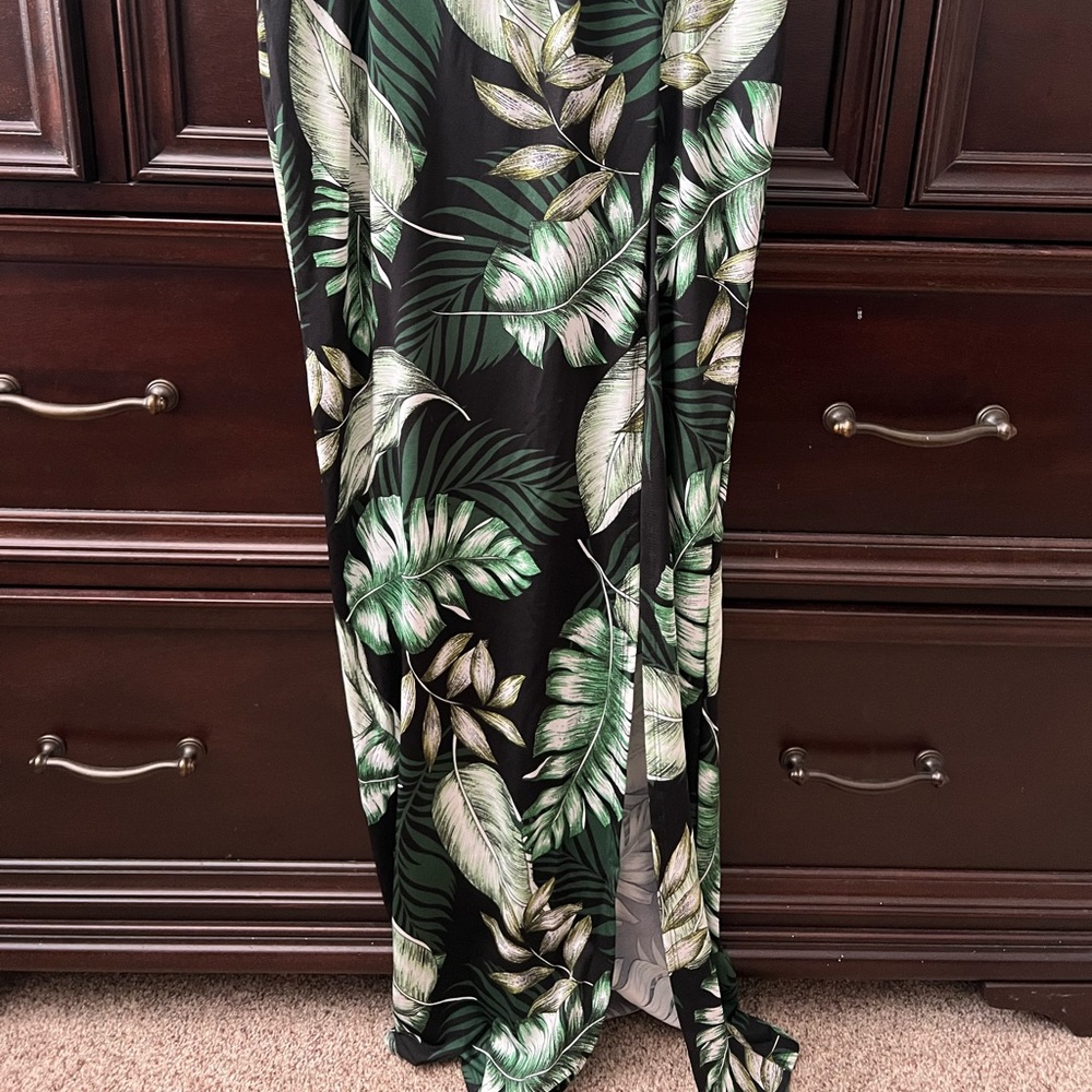 Tropical maxi skirt